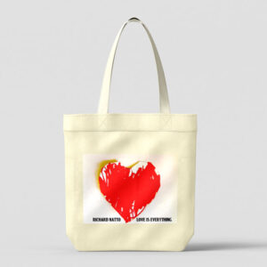 “Love Is Everything” Heart Tote – Richard Natto Edition
